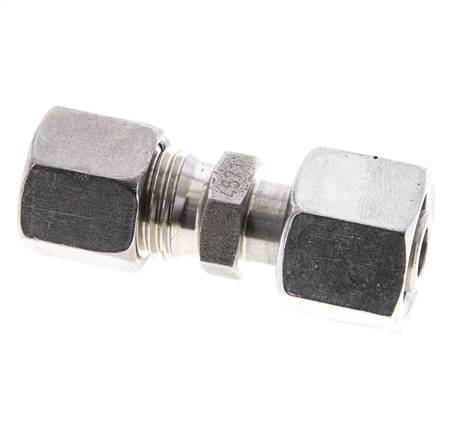 8L & 10L Stainless Steel Straight Cutting Fitting with Swivel 315 bar ISO 8434-1