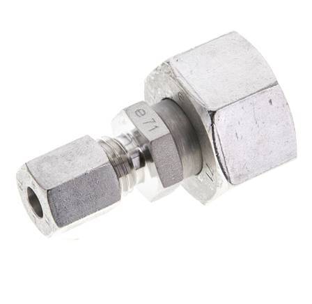 6L & 15L Stainless Steel Straight Cutting Fitting with Swivel 315 bar ISO 8434-1