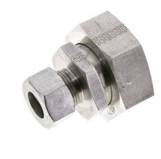 18L & 42L Stainless Steel Straight Cutting Fitting with Swivel 160 bar ISO 8434-1