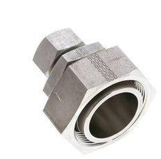 18L & 42L Stainless Steel Straight Cutting Fitting with Swivel 160 bar ISO 8434-1