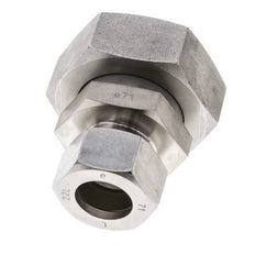 22L & 42L Stainless Steel Straight Cutting Fitting with Swivel 160 bar ISO 8434-1