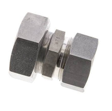 35L & 42L Stainless Steel Straight Cutting Fitting with Swivel 160 bar ISO 8434-1