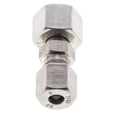 8S & 12S Stainless Steel Straight Cutting Fitting with Swivel 630 bar ISO 8434-1