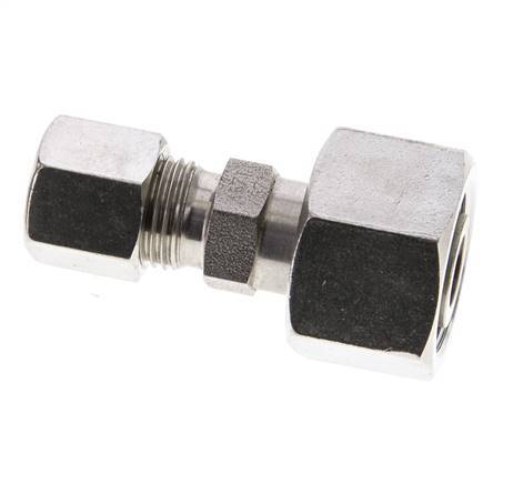 8S & 16S Stainless Steel Straight Cutting Fitting with Swivel 400 bar ISO 8434-1