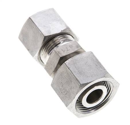 14S & 16S Stainless Steel Straight Cutting Fitting with Swivel 400 bar ISO 8434-1