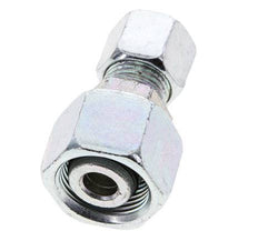 10L & 15L Zink plated Steel Straight Cutting Fitting with Swivel 315 bar NBR O-ring Sealing Cone ISO 8434-1