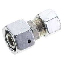 12L & 15L Zink plated Steel Straight Cutting Fitting with Swivel 315 bar NBR O-ring Sealing Cone ISO 8434-1