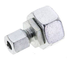 8L & 18L Zink plated Steel Straight Cutting Fitting with Swivel 315 bar NBR O-ring Sealing Cone ISO 8434-1