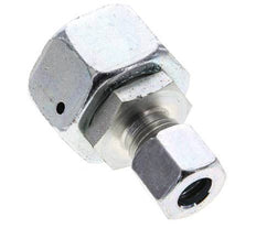 10L & 22L Zink plated Steel Straight Cutting Fitting with Swivel 160 bar NBR O-ring Sealing Cone ISO 8434-1