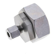 8L & 35L Zink plated Steel Straight Cutting Fitting with Swivel 160 bar NBR O-ring Sealing Cone ISO 8434-1