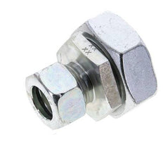 22L & 42L Zink plated Steel Straight Cutting Fitting with Swivel 160 bar NBR O-ring Sealing Cone ISO 8434-1