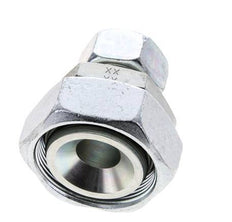 22L & 42L Zink plated Steel Straight Cutting Fitting with Swivel 160 bar NBR O-ring Sealing Cone ISO 8434-1