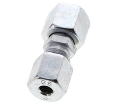 6S & 8S Zink plated Steel Straight Cutting Fitting with Swivel 630 bar NBR O-ring Sealing Cone ISO 8434-1