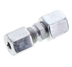6S & 8S Zink plated Steel Straight Cutting Fitting with Swivel 630 bar NBR O-ring Sealing Cone ISO 8434-1