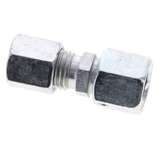 6S & 8S Zink plated Steel Straight Cutting Fitting with Swivel 630 bar NBR O-ring Sealing Cone ISO 8434-1