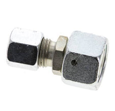 8S & 14S Zink plated Steel Straight Cutting Fitting with Swivel 630 bar NBR O-ring Sealing Cone ISO 8434-1