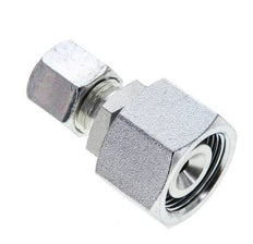 8S & 16S Zink plated Steel Straight Cutting Fitting with Swivel 400 bar NBR O-ring Sealing Cone ISO 8434-1