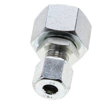 8S & 16S Zink plated Steel Straight Cutting Fitting with Swivel 400 bar NBR O-ring Sealing Cone ISO 8434-1