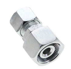 12S & 16S Zink plated Steel Straight Cutting Fitting with Swivel 400 bar NBR O-ring Sealing Cone ISO 8434-1