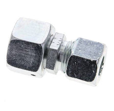 12S & 16S Zink plated Steel Straight Cutting Fitting with Swivel 400 bar NBR O-ring Sealing Cone ISO 8434-1