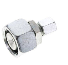 6S & 20S Zink plated Steel Straight Cutting Fitting with Swivel 400 bar NBR O-ring Sealing Cone ISO 8434-1