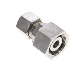 8S & 20S Zink plated Steel Straight Cutting Fitting with Swivel 400 bar NBR O-ring Sealing Cone ISO 8434-1