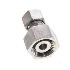 8S & 20S Zink plated Steel Straight Cutting Fitting with Swivel 400 bar NBR O-ring Sealing Cone ISO 8434-1