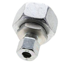 10S & 25S Zink plated Steel Straight Cutting Fitting with Swivel 400 bar NBR O-ring Sealing Cone ISO 8434-1