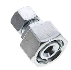 16S & 25S Zink plated Steel Straight Cutting Fitting with Swivel 400 bar NBR O-ring Sealing Cone ISO 8434-1