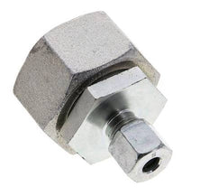 8S & 30S Zink plated Steel Straight Cutting Fitting with Swivel 400 bar NBR O-ring Sealing Cone ISO 8434-1