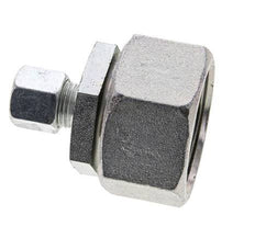 8S & 30S Zink plated Steel Straight Cutting Fitting with Swivel 400 bar NBR O-ring Sealing Cone ISO 8434-1