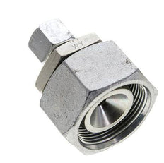 10S & 30S Zink plated Steel Straight Cutting Fitting with Swivel 400 bar NBR O-ring Sealing Cone ISO 8434-1