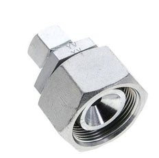 12S & 30S Zink plated Steel Straight Cutting Fitting with Swivel 400 bar NBR O-ring Sealing Cone ISO 8434-1