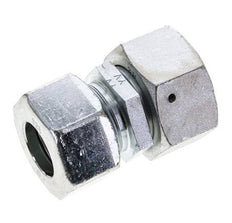 25S & 30S Zink plated Steel Straight Cutting Fitting with Swivel 400 bar NBR O-ring Sealing Cone ISO 8434-1