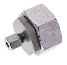 8S & 38S Zink plated Steel Straight Cutting Fitting with Swivel 315 bar NBR O-ring Sealing Cone ISO 8434-1