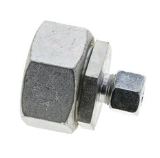 12S & 38S Zink plated Steel Straight Cutting Fitting with Swivel 315 bar NBR O-ring Sealing Cone ISO 8434-1