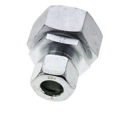 20S & 38S Zink plated Steel Straight Cutting Fitting with Swivel 315 bar NBR O-ring Sealing Cone ISO 8434-1