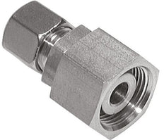 6L & 10L Stainless Steel Straight Cutting Fitting with Swivel 315 bar FKM O-ring Sealing Cone ISO 8434-1
