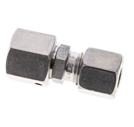 8L & 10L Stainless Steel Straight Cutting Fitting with Swivel 315 bar FKM O-ring Sealing Cone ISO 8434-1