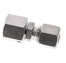 8L & 10L Stainless Steel Straight Cutting Fitting with Swivel 315 bar FKM O-ring Sealing Cone ISO 8434-1