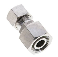 12L & 15L Stainless Steel Straight Cutting Fitting with Swivel 315 bar FKM O-ring Sealing Cone ISO 8434-1