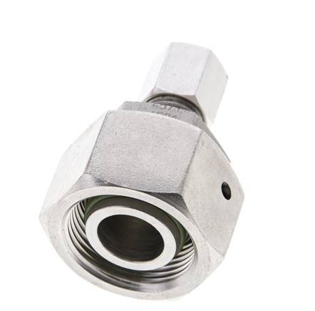 6L & 18L Stainless Steel Straight Cutting Fitting with Swivel 315 bar FKM O-ring Sealing Cone ISO 8434-1