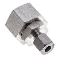 8L & 22L Stainless Steel Straight Cutting Fitting with Swivel 160 bar FKM O-ring Sealing Cone ISO 8434-1