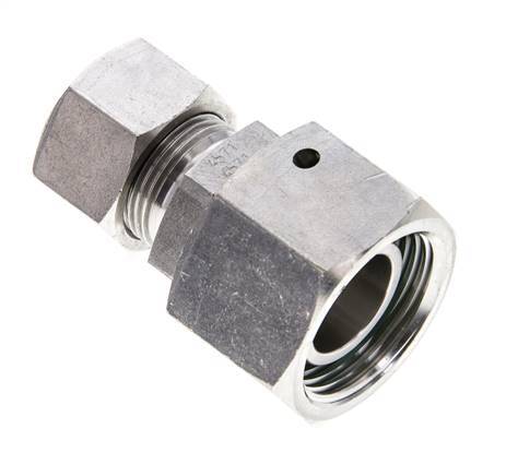 15L & 22L Stainless Steel Straight Cutting Fitting with Swivel 160 bar FKM O-ring Sealing Cone ISO 8434-1
