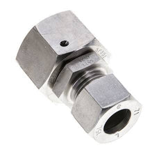 15L & 22L Stainless Steel Straight Cutting Fitting with Swivel 160 bar FKM O-ring Sealing Cone ISO 8434-1