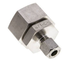 8L & 28L Stainless Steel Straight Cutting Fitting with Swivel 160 bar FKM O-ring Sealing Cone ISO 8434-1