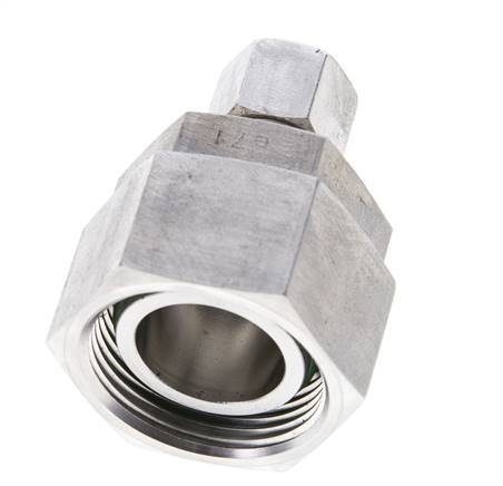 10L & 28L Stainless Steel Straight Cutting Fitting with Swivel 160 bar FKM O-ring Sealing Cone ISO 8434-1