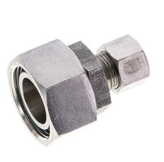 12L & 28L Stainless Steel Straight Cutting Fitting with Swivel 160 bar FKM O-ring Sealing Cone ISO 8434-1