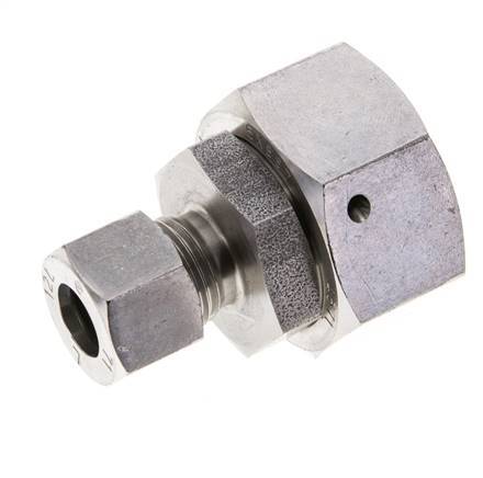 12L & 28L Stainless Steel Straight Cutting Fitting with Swivel 160 bar FKM O-ring Sealing Cone ISO 8434-1