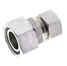 18L & 28L Stainless Steel Straight Cutting Fitting with Swivel 160 bar FKM O-ring Sealing Cone ISO 8434-1